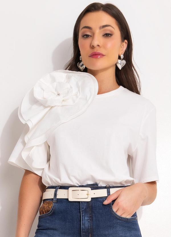 Colcci - Camiseta Off White