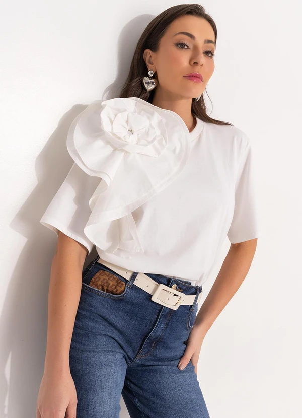 Colcci - Camiseta Off White 7