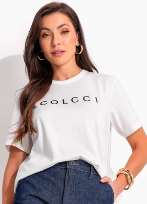 Colcci - Camiseta Off White - COLCCI