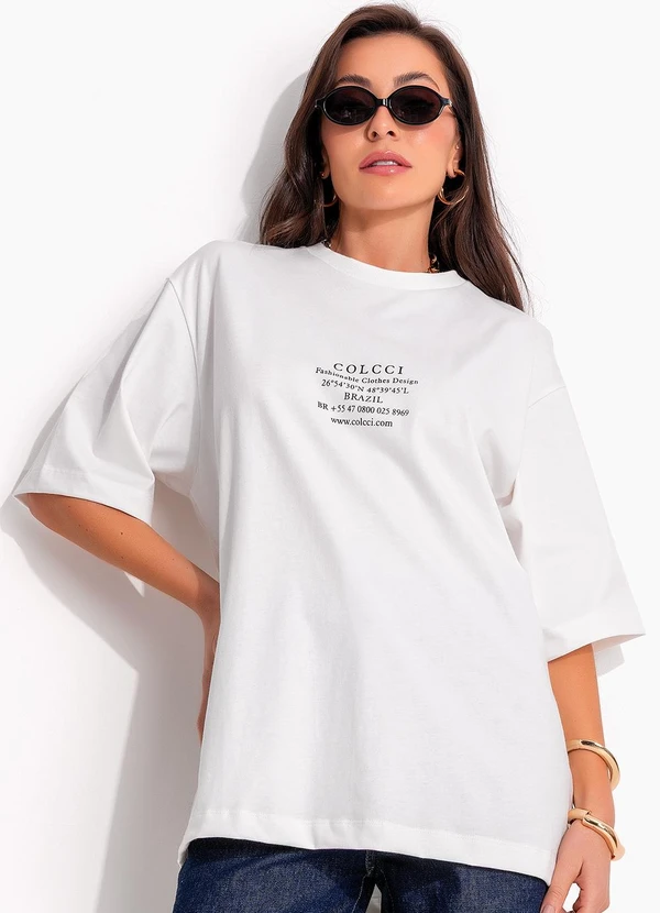 Colcci - Camiseta Off White