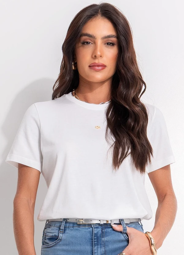 Colcci - Camiseta Off White