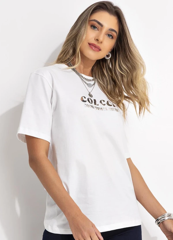 Colcci - Camiseta Off White 6