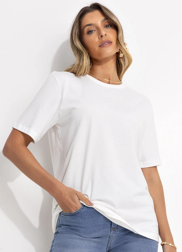 Colcci - Camiseta Off White
