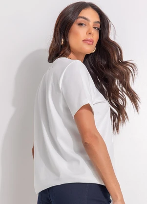 Colcci - Camiseta Off White - COLCCI