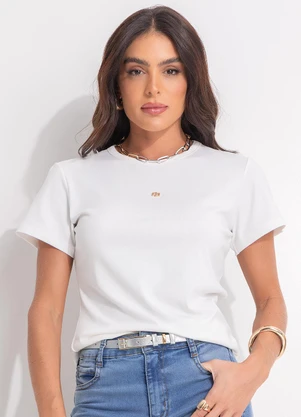 Colcci - Camiseta Off White - COLCCI