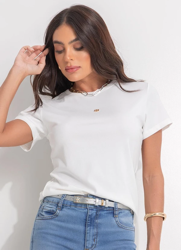 Colcci - Camiseta Off White 3