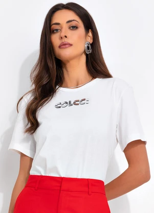 Colcci - Camiseta Off White - COLCCI