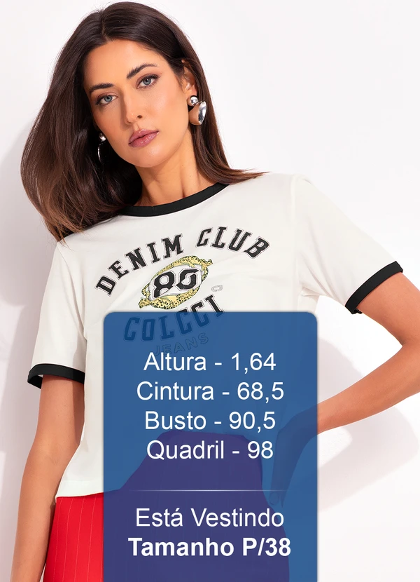Colcci Jeans - Camiseta Off White 5