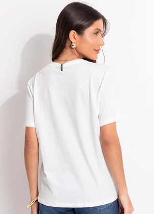 Colcci Jeans - Camiseta Off White - COLCCI JEANS