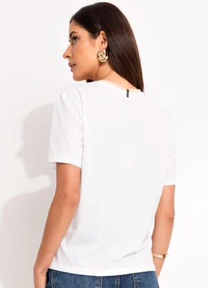 Colcci Jeans - Camiseta Off White - COLCCI JEANS