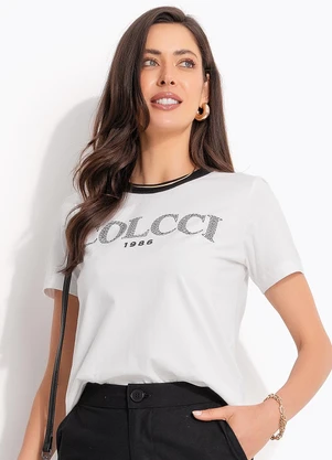 Colcci - Camiseta Off White - COLCCI