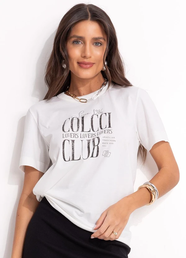 Colcci - Camiseta Off White