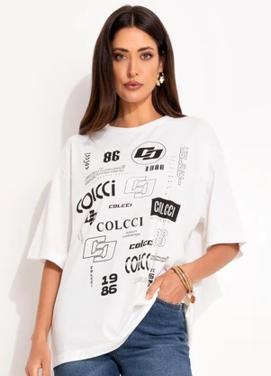 Colcci - Camiseta Off White - COLCCI