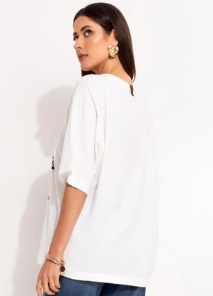 Colcci - Camiseta Off White - COLCCI