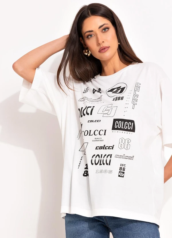 Colcci - Camiseta Off White 6