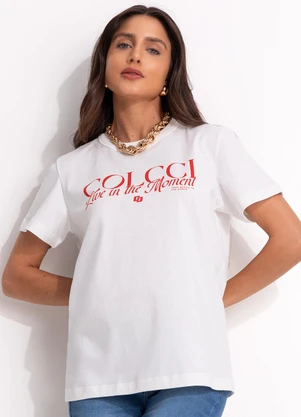 Colcci - Camiseta Off White - COLCCI