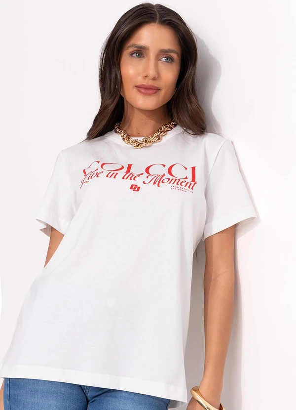 Colcci - Camiseta Off White 6