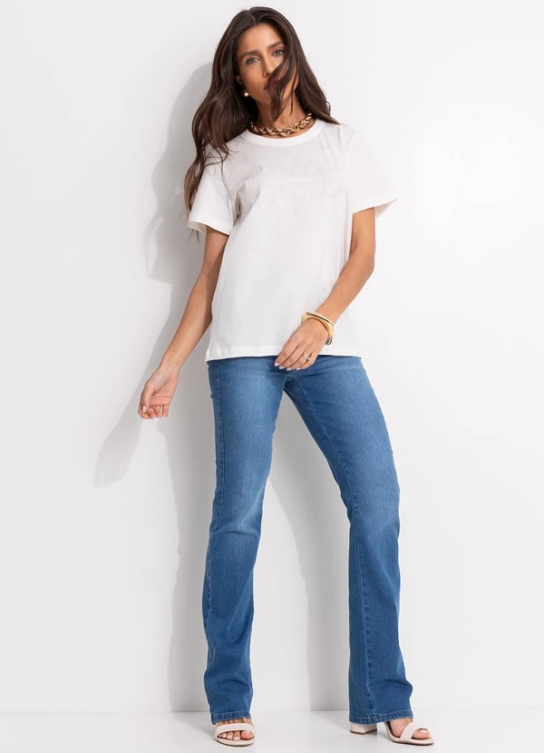 Colcci - Camiseta Off White 3