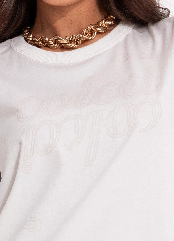 Colcci - Camiseta Off White 7