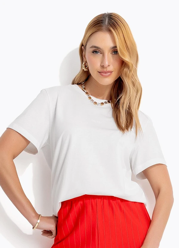 Colcci - Camiseta Off White 1