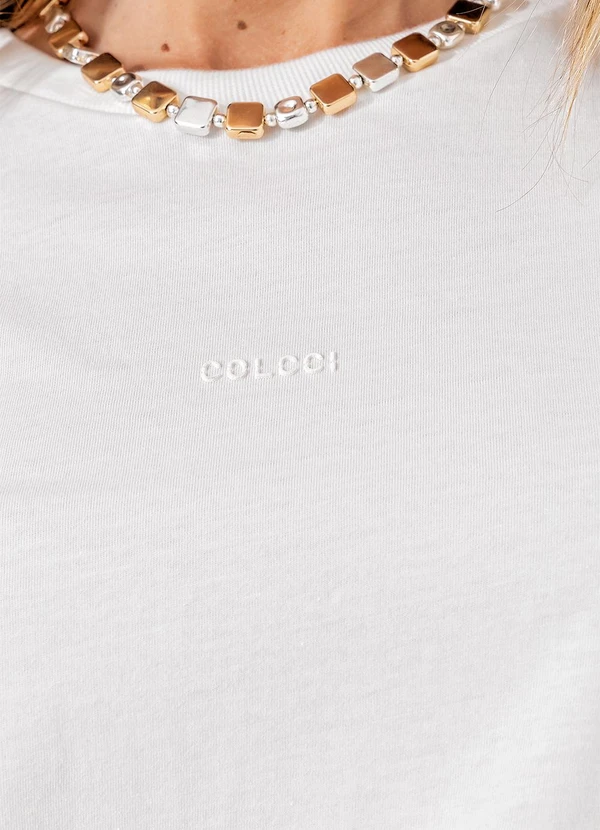 Colcci - Camiseta Off White 9