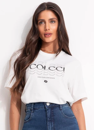 Colcci - Camiseta Off White - COLCCI