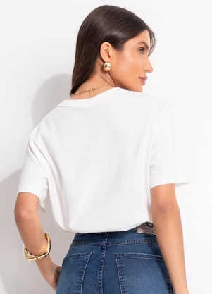 Colcci - Camiseta Off White - COLCCI