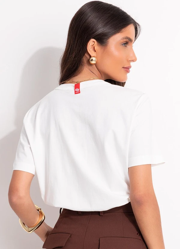 Colcci - Camiseta Off White 2