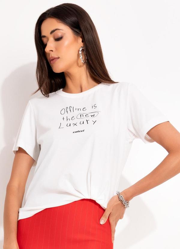 Colcci - Camiseta Off White
