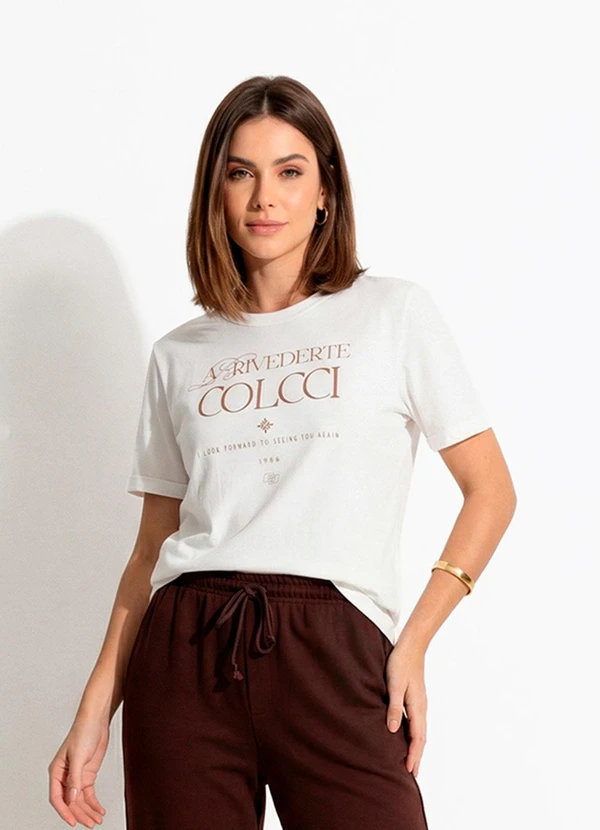 Colcci - Camiseta Off White