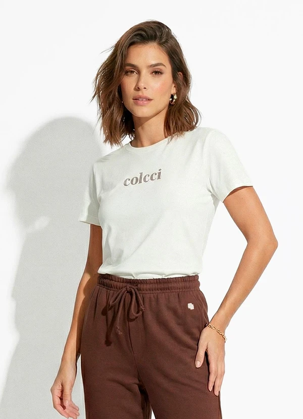 Colcci - Camiseta Off White