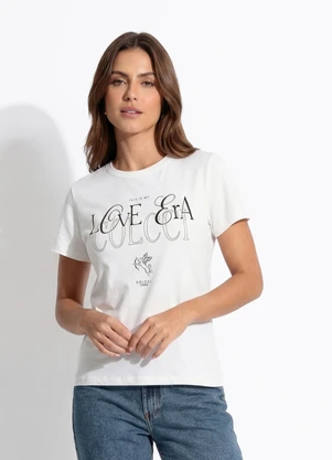 Colcci - Camiseta Off White - COLCCI