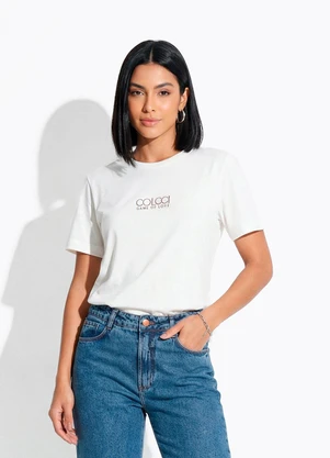 Colcci - Camiseta Off White - COLCCI