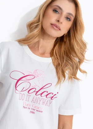 Colcci - Camiseta Off White - COLCCI