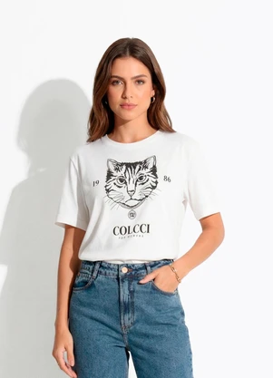Colcci - Camiseta Off White - COLCCI