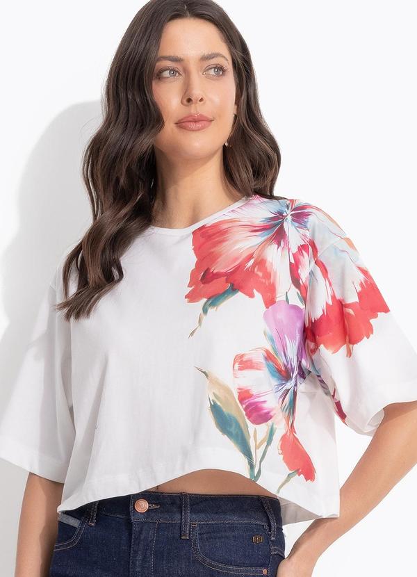 Camiseta Off White - Colcci