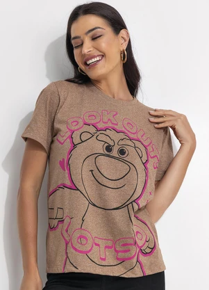 Fakini - T-Shirt Lotso Marrom - FAKINI