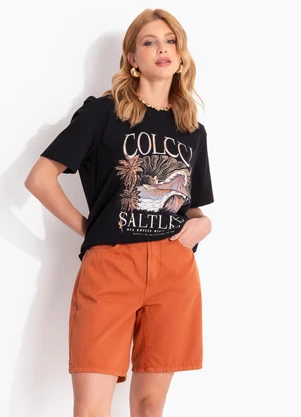Colcci - Camiseta Preto - COLCCI