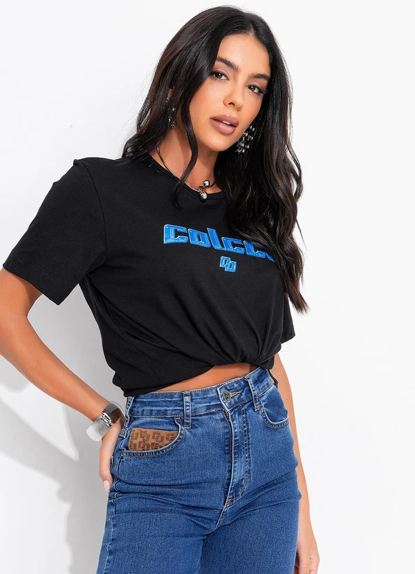 Colcci - Camiseta Preto 9
