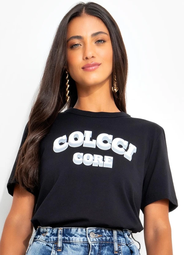 Colcci - Camiseta Preto