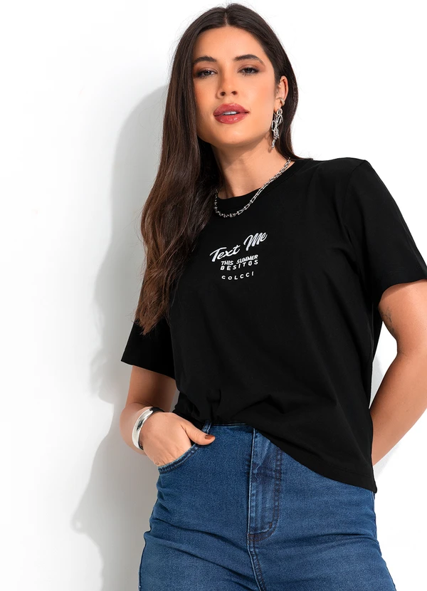 Colcci - Camiseta Preto 3