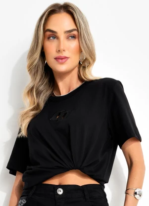 Colcci - Camiseta Preto - COLCCI