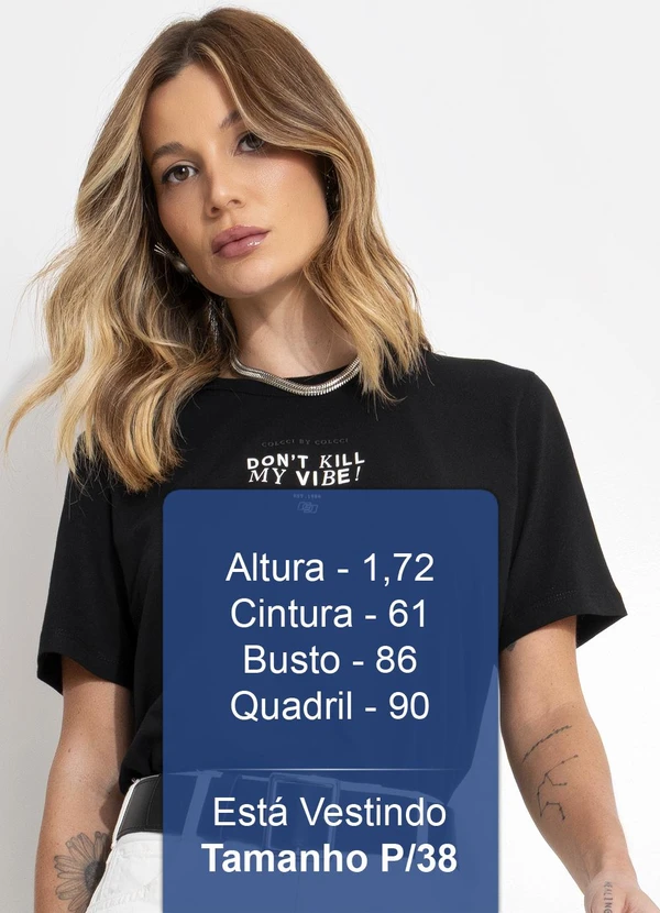 Colcci - Camiseta Preto 5