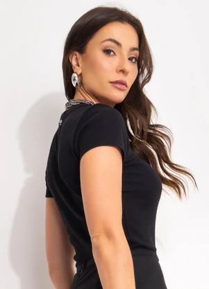 Colcci - Camiseta Preto - COLCCI