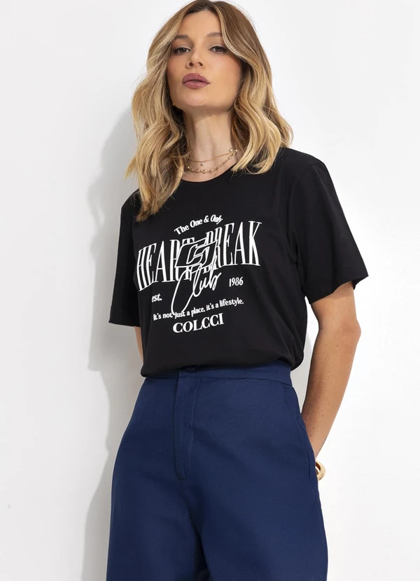 Colcci - Camiseta Preto 6