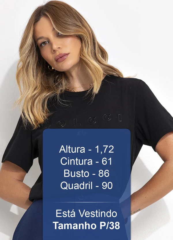 Colcci - Camiseta Preto 5