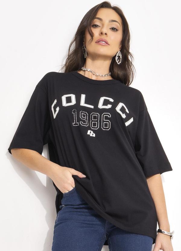 Colcci - Camiseta Preto