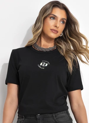 Colcci - Camiseta Preto - COLCCI