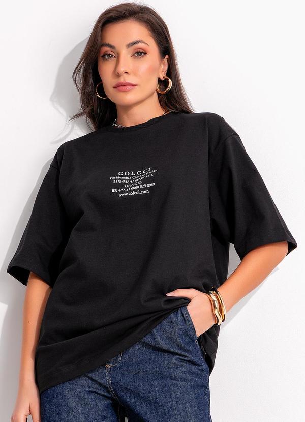 Colcci - Camiseta Preto