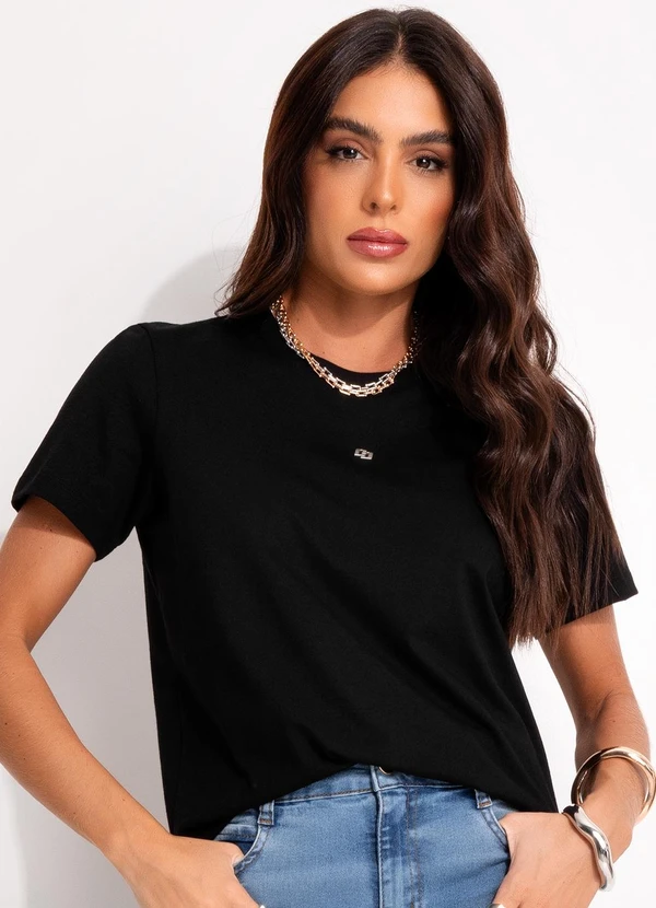 Colcci - Camiseta Preto